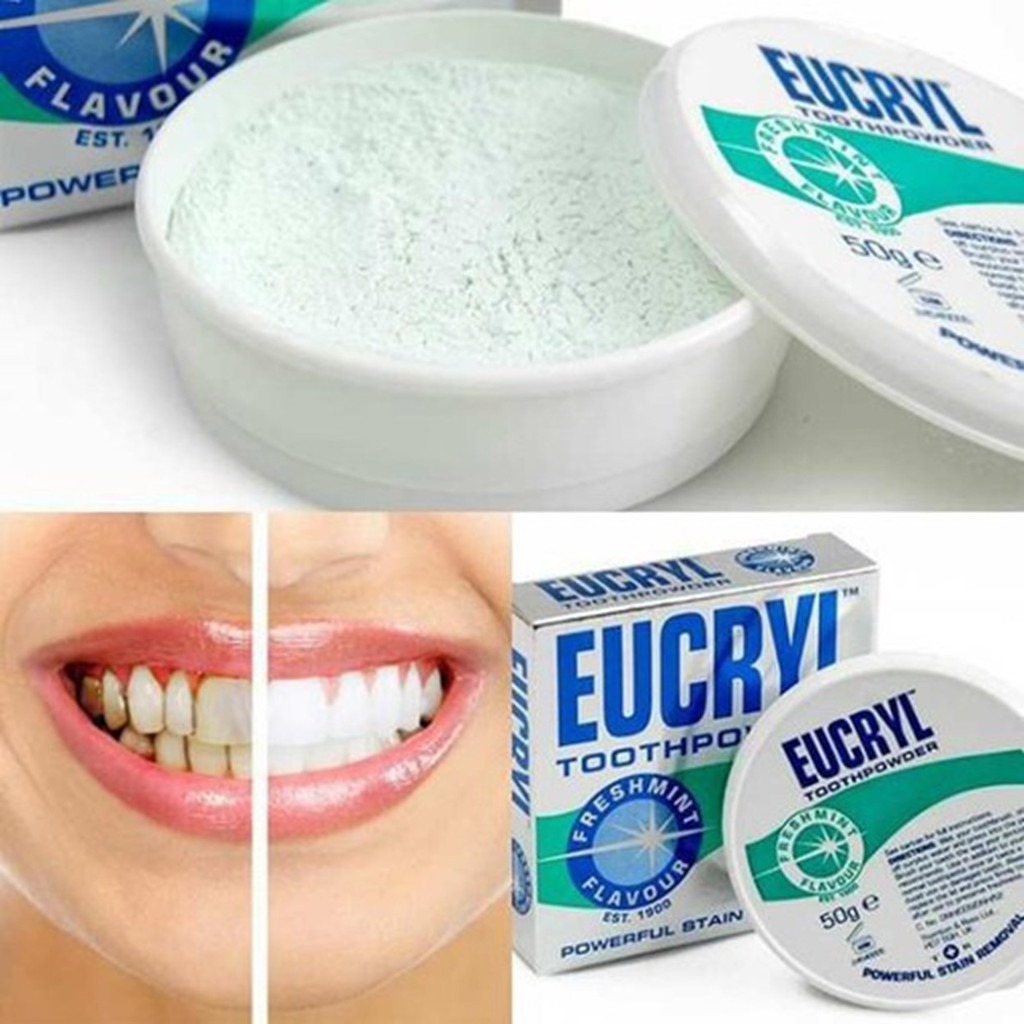 Eucryl Bột Tẩy Trắng Răng Toothpowder (50g)