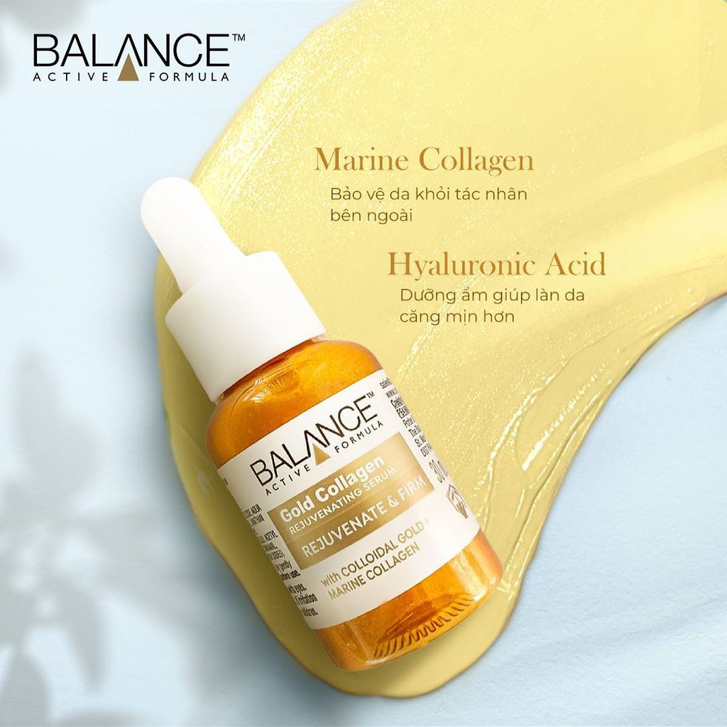 Tinh chất Balance Gold + Marine Collagen Rejuvenating Serum