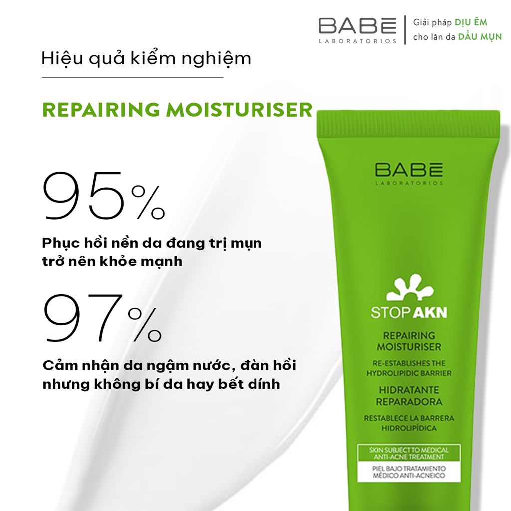 Kem Dưỡng Phục Hồi Laboratorios Babé Repairing Moisturiser 50ml